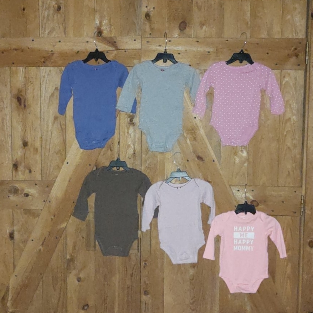 Infant Girls Size 12 Month Winter Bodysuit Bundle